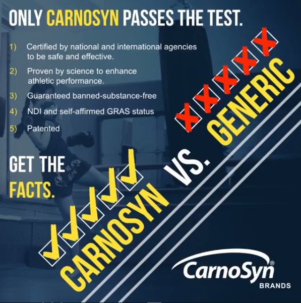 carnosyn beta alanine vs generic beta alanine